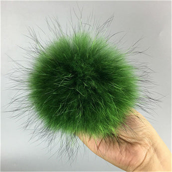 Green Fur Pom Pom