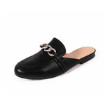 Chain Loafer Mules - 3 colors