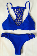 ROYALE Blue Two Piece Bikini