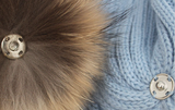 Baby Blue Pomkin Scarf