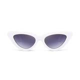 Cat Eye Retro Sunglasses White Women