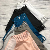 MADELINE Off Shoulder Ruffle Bandeau Two Piece Bikini - 5 Colors