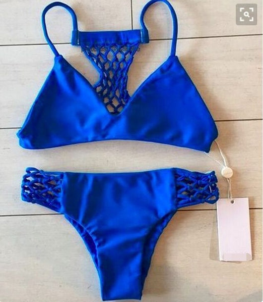 ROYALE Blue Two Piece Bikini