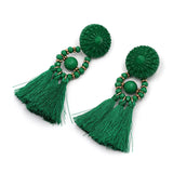 Boho Fringe Tassel Earrings - 9 colors
