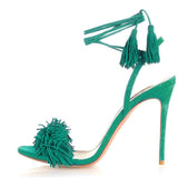 Pomkin Fringe Heels