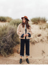 Bobby Faux Fur Jacket - Beige