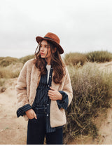 Bobby Faux Fur Jacket - Beige