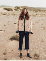Bobby Faux Fur Jacket - Beige