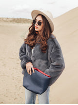 Bobby Faux Fur Jacket - Grey