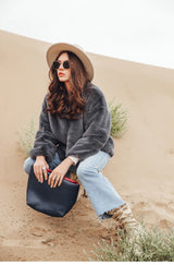 Bobby Faux Fur Jacket - Grey