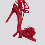 Pomkin Fringe Heels