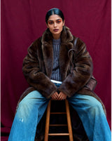 Longline Georgia Faux Fur Coat