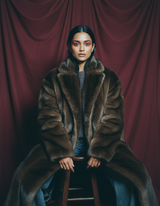 Longline Georgia Faux Fur Coat