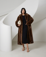 Longline Georgia Faux Fur Coat