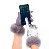 Furry Nylon Texting Driving Gloves