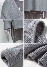 LANA Knit Off Shoulder Sweater