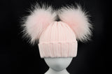 Mini Pink Double Pomkin Hat