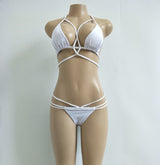 Melva String Bikini Swimsuit - White