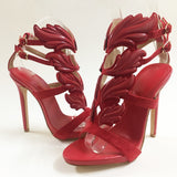 MILANI Red Leather Sandals