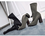 YANA Heel Sock Boots