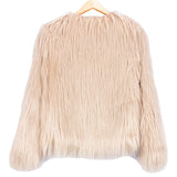 Bridget Faux Fur Jacket - Khaki