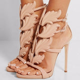 MILANI Nude Leather Sandals