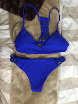 ROYALE Blue Two Piece Bikini
