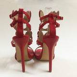 MILANI Red Leather Sandals