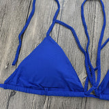 Melva String Bikini Swimsuit - Royal Blue