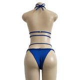 Melva String Bikini Swimsuit - Royal Blue