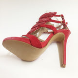 MILANI Red Leather Sandals