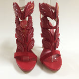 MILANI Red Leather Sandals
