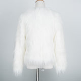 Bridget Faux Fur Jacket - White