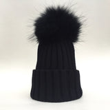Black Fur Pomkin Hat
