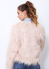 Bridget Faux Fur Jacket - Pink