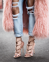 MILANI Nude Leather Sandals