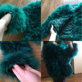 Ostrich Feather Jacket - Emerald Green