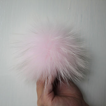 Pink Fur Pom Pom