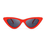 Cat Eye Retro Sunglasses Red Women