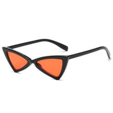 Cat Eye Retro Vintage Sunglasses Black Frame Red Women