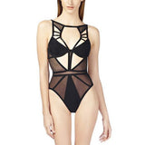 FRANCESCA Mesh Bandage Black Bikini