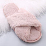 Plush Faux Fur Home Slippers