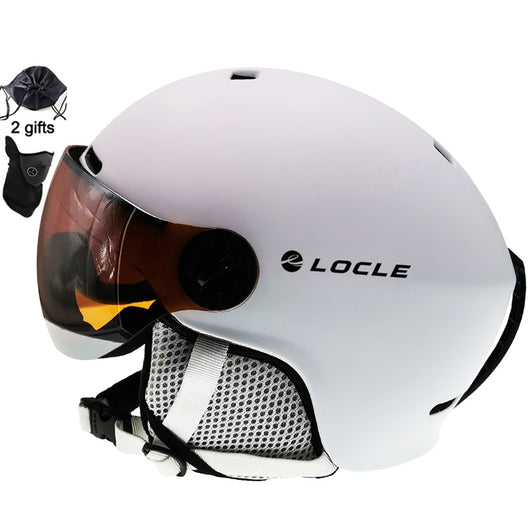 Unisex Ski Helmet with Goggles