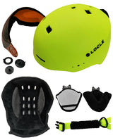 Unisex Ski Helmet with Goggles