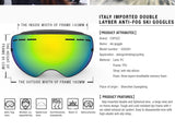 Anti-Fog UV400 Ski Mask Goggles