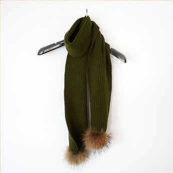 Green Pomkin Scarf