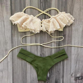 BLISSFUL Ruffles Two Piece Bikini