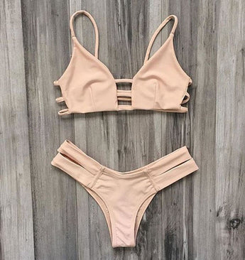 NUDE BANDAGE Two Piece Bikini