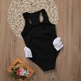 Girl Black Swan Bikini Swimsuit Size 6 mo - 4 years