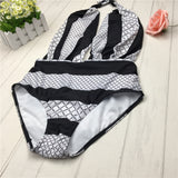 BONNY Black and White One Piece Bikini